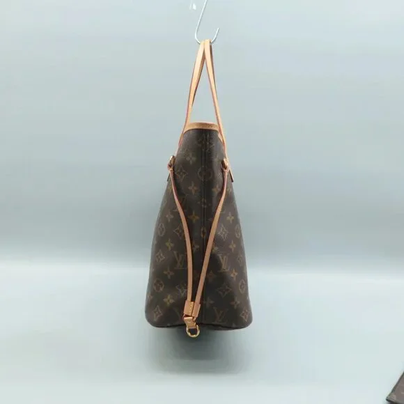 100% Authentic Louis Vuitton Neverfull MM Brown W/P Monogram Canvas Shoulder Bag - Picture 3 of 12